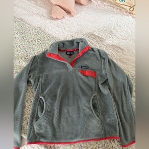 Patagonia Fleece with Red Trim
